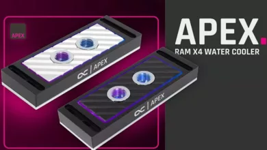 Alphacool Apex RAM X4 Water cover