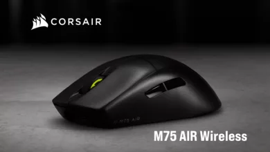 Corsair M75 AIR Wireless banniere