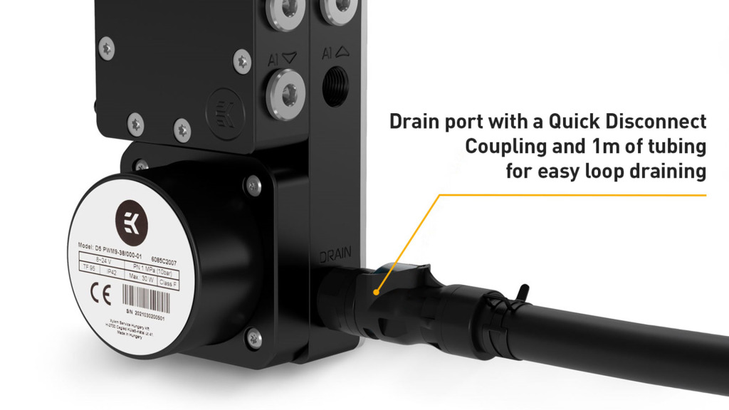 EK-Pro X6 D5 Acétal : nouveau combo pompe/réservoir pour refroidir jusqu'à 6 produits 8 EK Pro X6 D5 Acétal 7