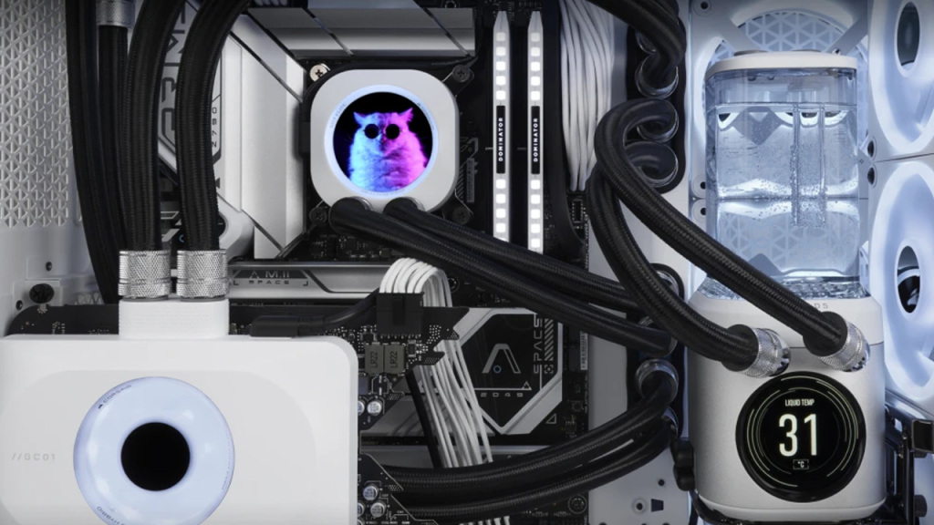 CORSAIR Hydro X Series : nouveaux composants iCUE LINK 6 CORSAIR Hydro X Series iCUE LINK XD5 RGB ELITE LCD
