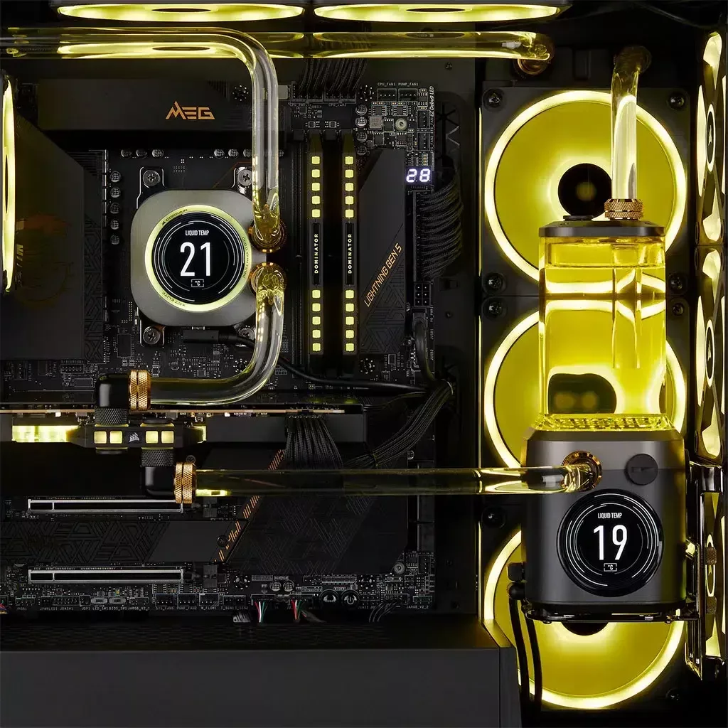CORSAIR Hydro X Series : nouveaux composants iCUE LINK 2 Hydro X iCUE LINK Build 5000D Airflow 01