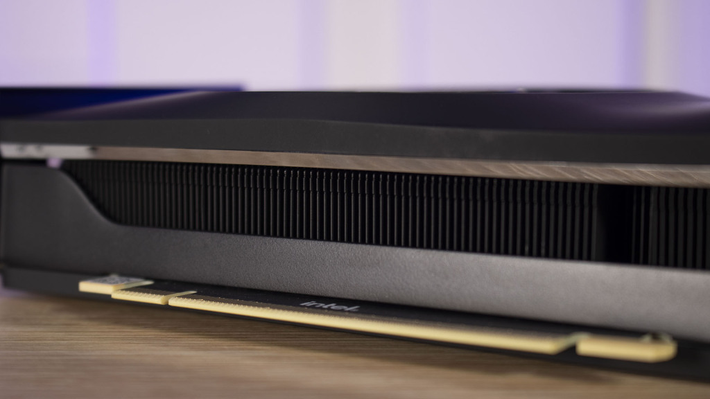 Intel ARC A750 ailettes