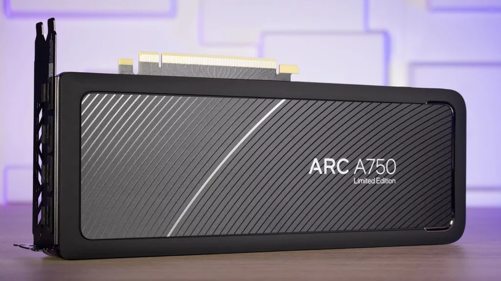 Intel ARC A750 backplate