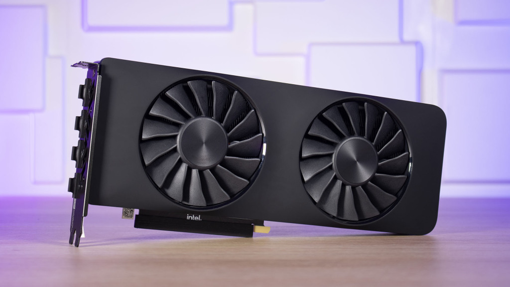Intel ARC A750 face