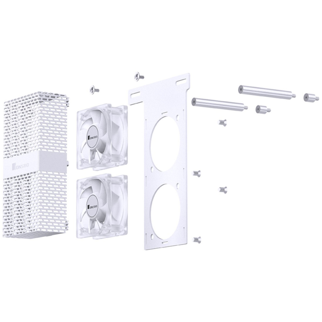 JONSBO NF-2 : pour refroidir les barrettes de mémoire 5 JONSBO NF 2 blanc démonté