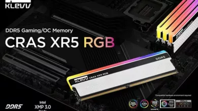 KLEVV présente des kits de mémoire DDR5 non binaires 46 KLEVV DDR5 CRAS XR5 1