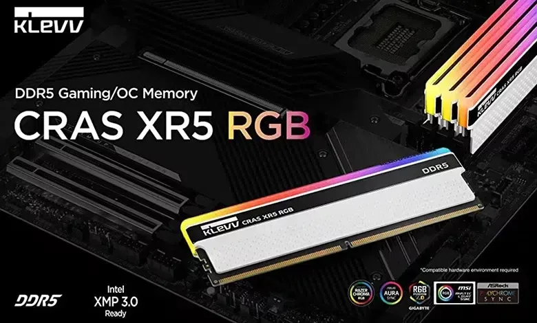 KLEVV présente des kits de mémoire DDR5 non binaires 1 KLEVV DDR5 CRAS XR5 1