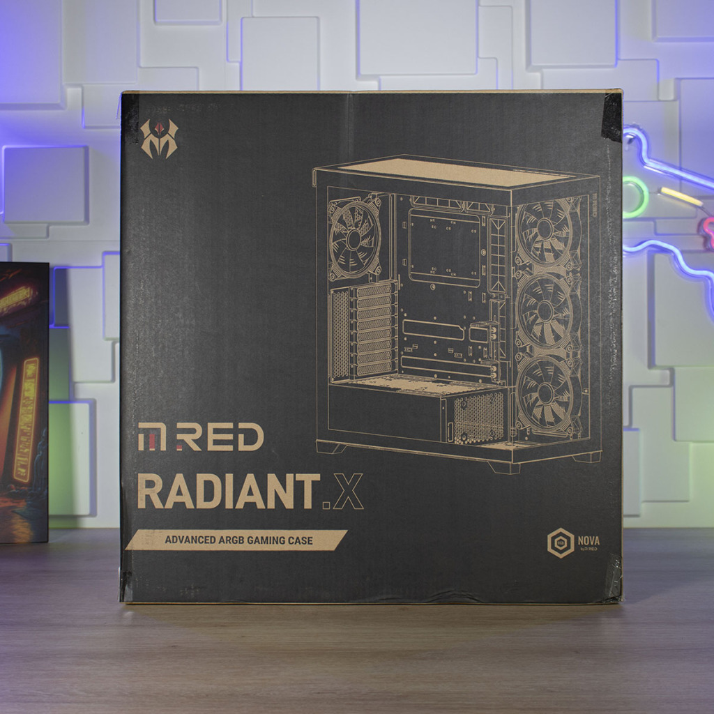 M-RED Radian.X Emballage face