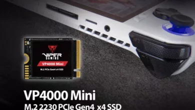 Patriot présente le SSD VP4000 Mini M.2 2230 40 Patriot VP4000 Mini M.2 2230 Couv