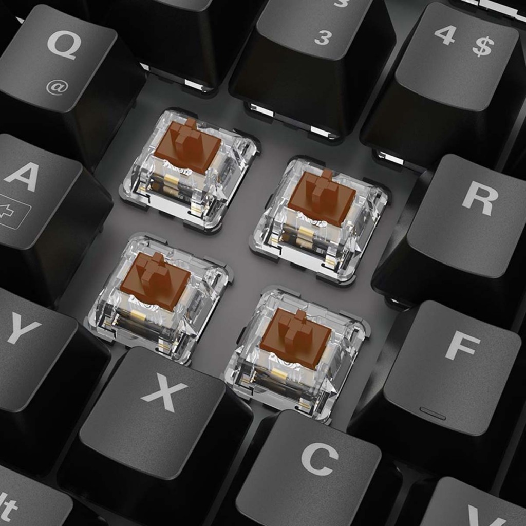 Sharkoon SKILLER SGK20 : un clavier mécanique abordable 4 Sharkoon SKILLER SGK20 switches marrons