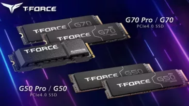 Teamgroup lance les SSD T-FORCE G70 PRO / G70 et G50 PRO / G50 PCIe 4.0 40 T FORCE G70 Couv