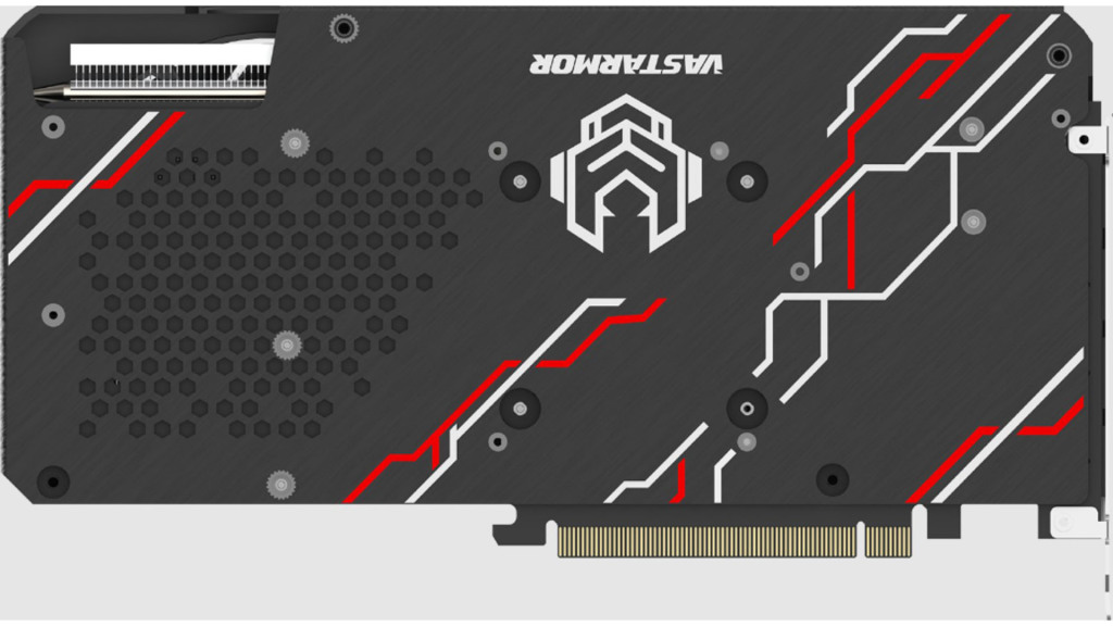 VASTAMOR lance la RX 7700 XT Alloy 3 VASTAMOR RX 7700 XT Alloy backplate
