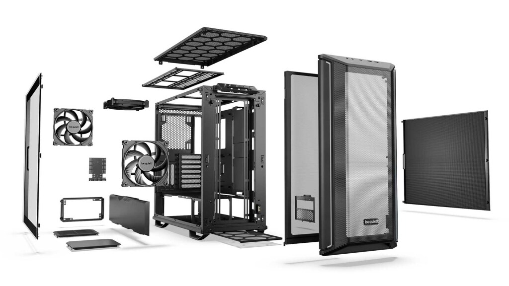 be quiet! annonce le boîtier Dark Base 701 5 be quiet dark base 701 vue éclatée