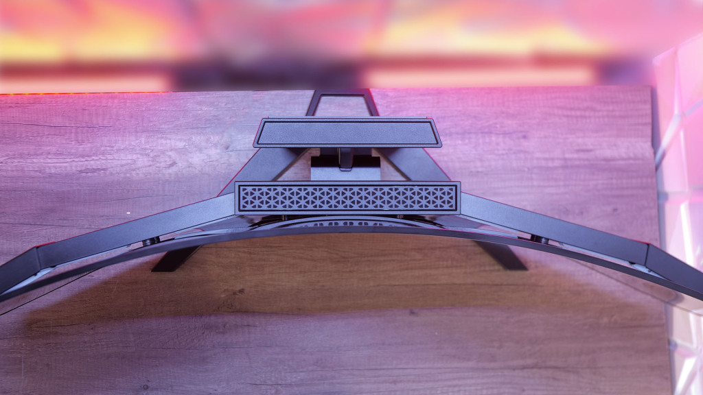 corsair xeneon flex 45wqhd240 oled vue haut curvze