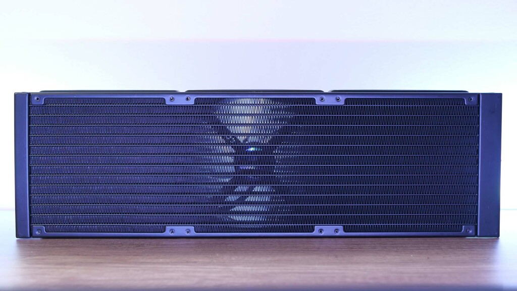 icue link h170i lcd vue radiateur ailettes