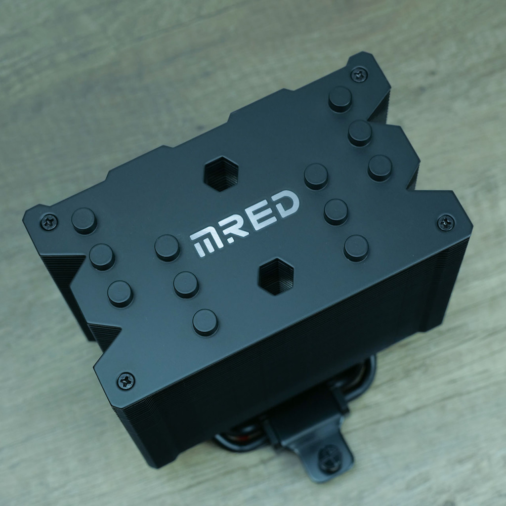 mred zephyr dark pro vue haut inclinee