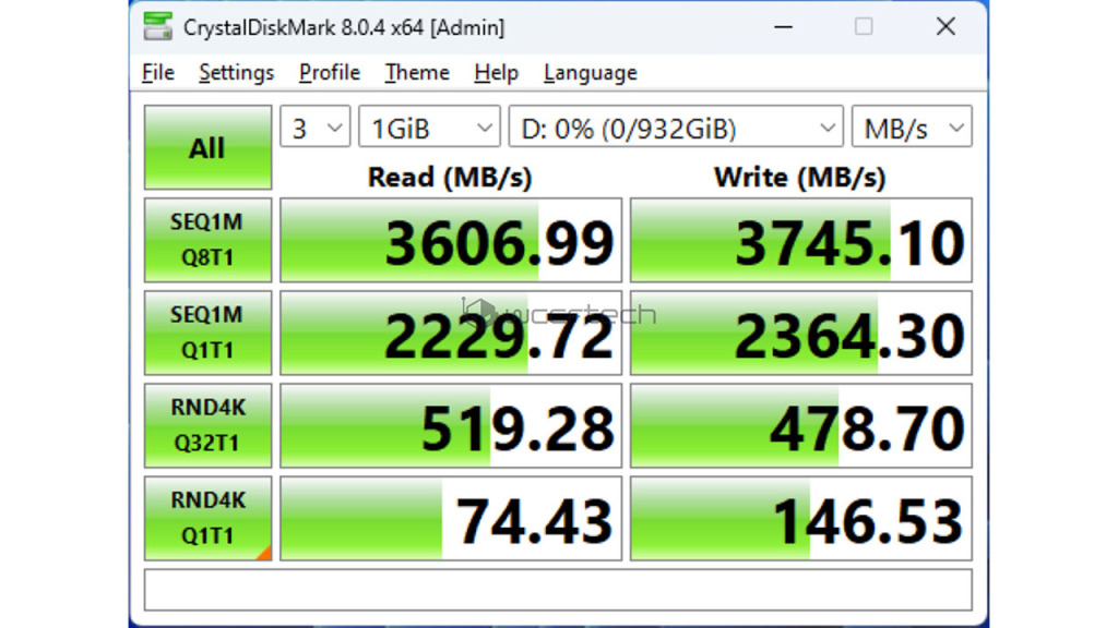 L'USB4 repousse les limites des vitesses 5 msi usb 4 pd100w bench wccftech