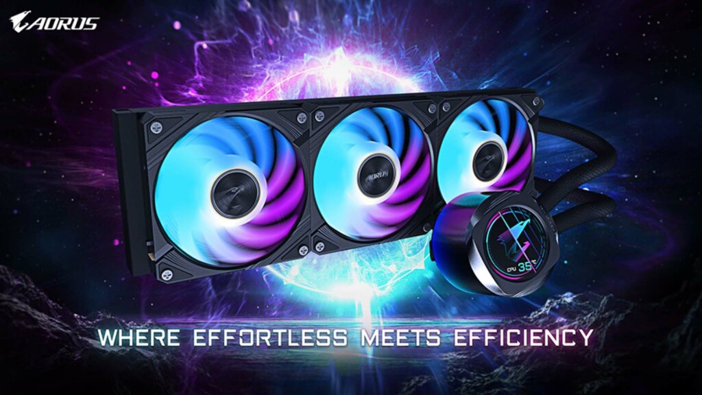 GIGABYTE AORUS Waterforce X II et Waterforce II : nouveaux AIO avec ventilateurs Daisy Chain 4 GIGABYTE AORUS WATERFROCE X II 1