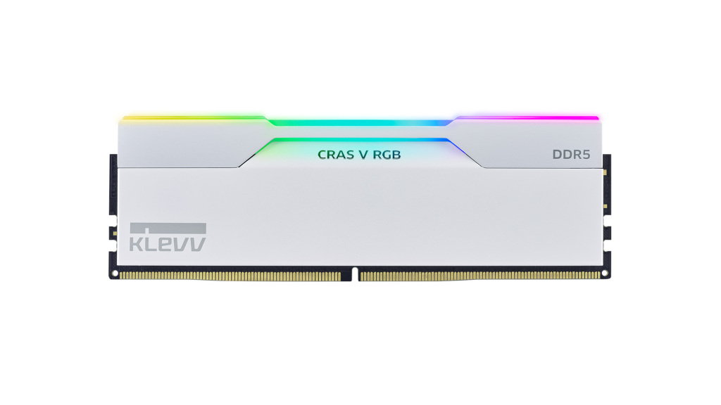 KLEVV dévoile de la DDR5-8200 et DDR5-8400 2 Klevv Product Image Memory CRAS V RGB W 01L