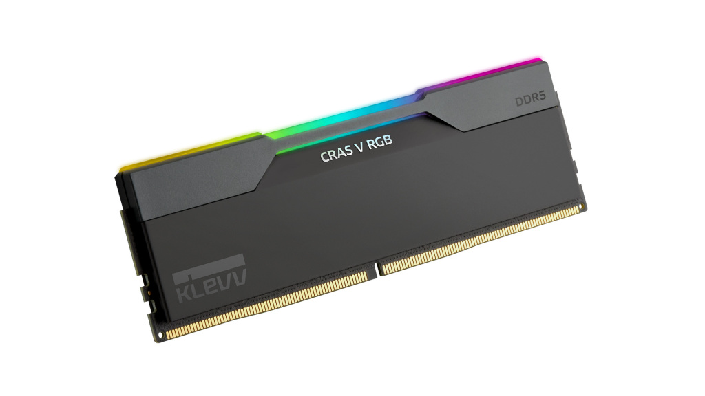 KLEVV dévoile de la DDR5-8200 et DDR5-8400 4 Klevv Product Image Memory CRAS V RGB 04L