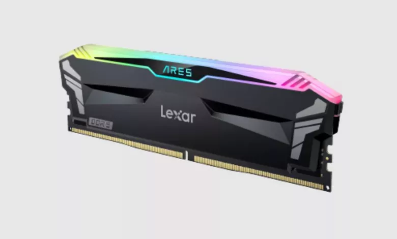 LEXAR annonce la mémoire ARES RGB DDR5 7200 1 LEXAR DDR5 Couv