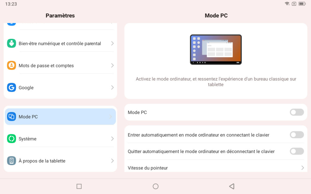 blackview tab 80 mode pc
