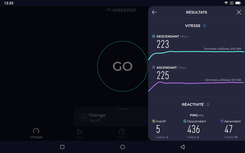 blackview tab 80 speedtest