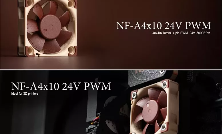 Noctua annonce un mini ventilateur, le NF-A4x10 24V PWM 1 nf a4x10 24v pwm cover