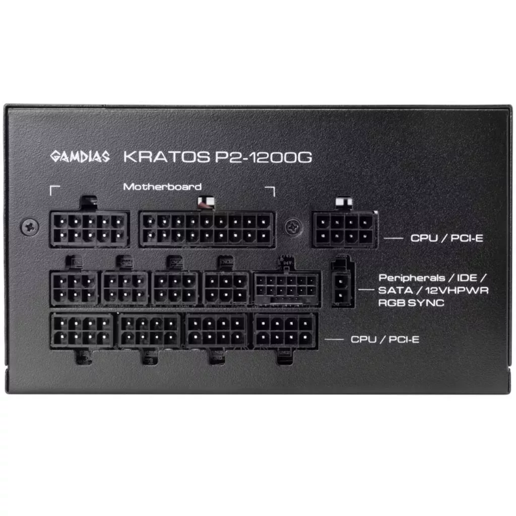 GAMDIAS présente les alimentations KRATOS P2 ARGB Gold ATX 3.0 PCIe Gen 5.0. 3 psu gamdias kratos p2 02