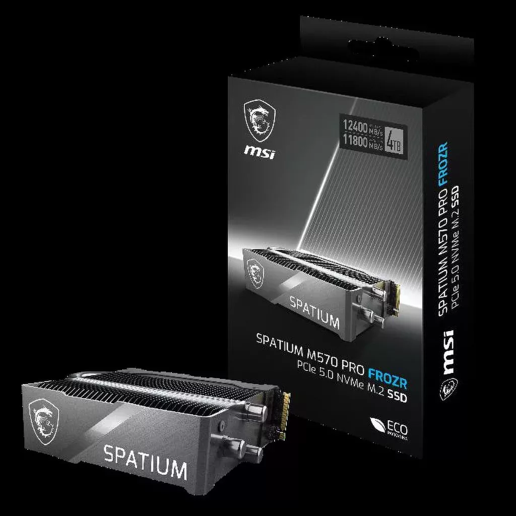 MSI élargit sa gamme de SSD avec les SPATIUM M570 PRO FROZR PCIe 5.0 et SPATIUM M482 2 ssd msi spatium m570 pro frozr
