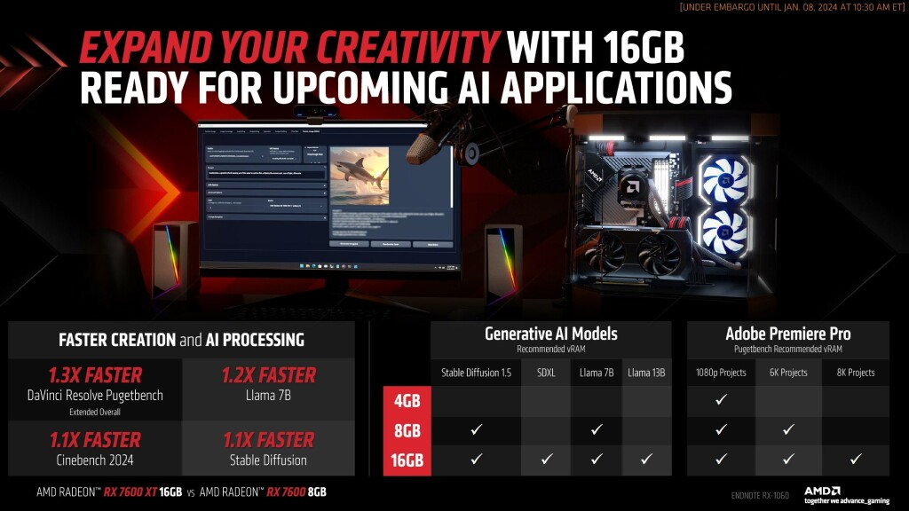 AMD annonce la Radeon RX 7600 XT pour fin Janvier 2024 8 AMD Radeon RX 7x00 Navi31 EXTREME AND EFFICIENT Adobe Acrobat Reader 64 bit