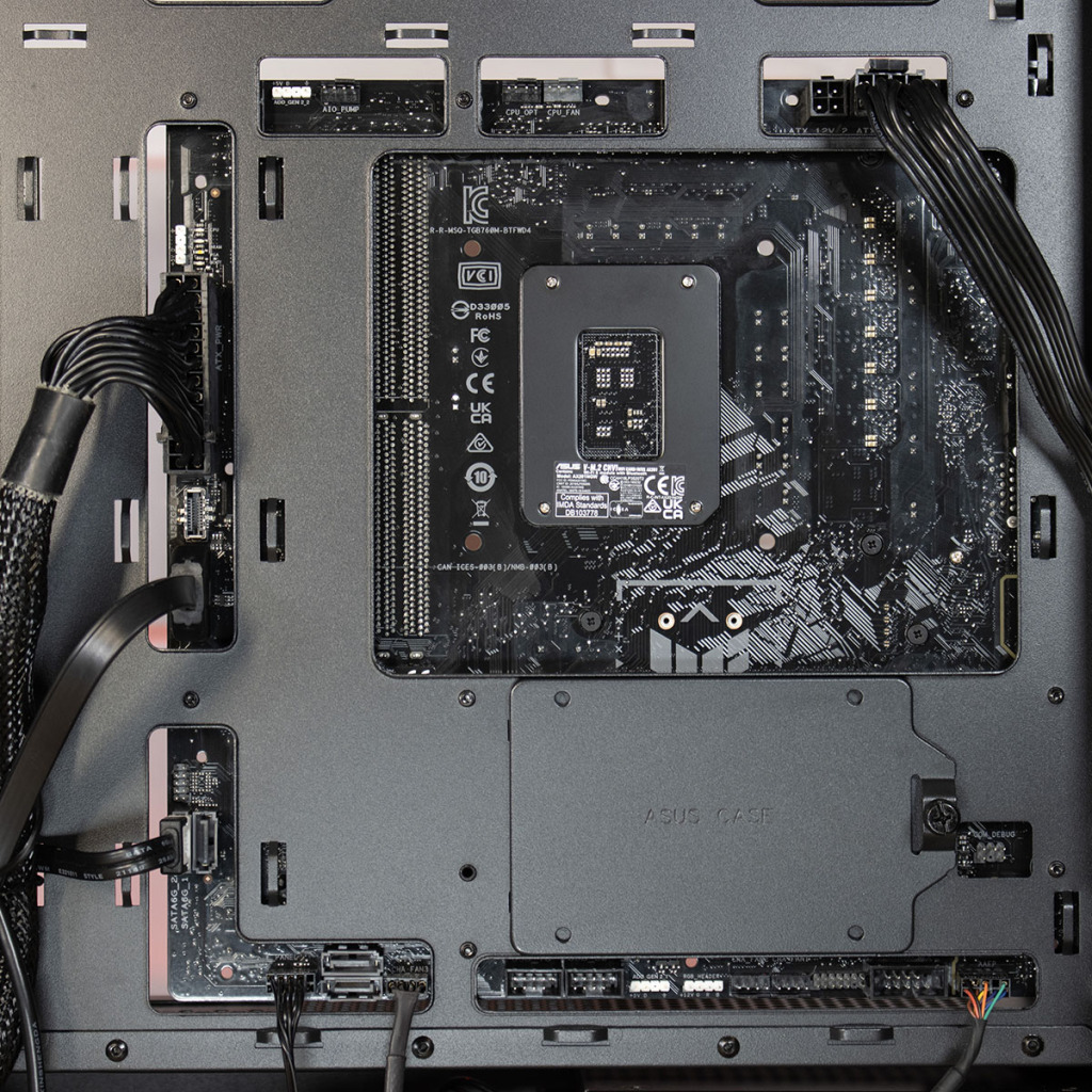 ASUS TUF Gaming B760M BTF WiFi D4 branchements