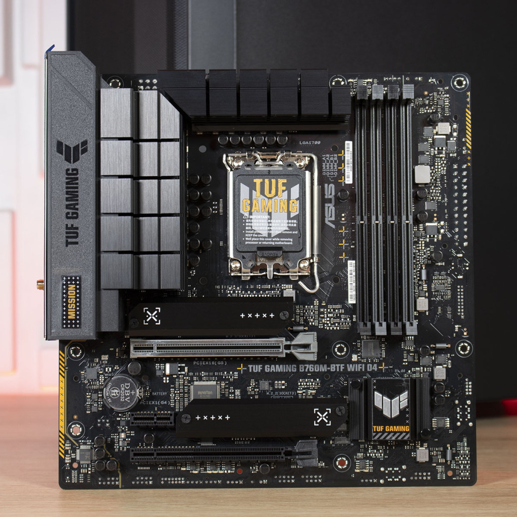 ASUS TUF Gaming B760M BTF WiFi D4 face