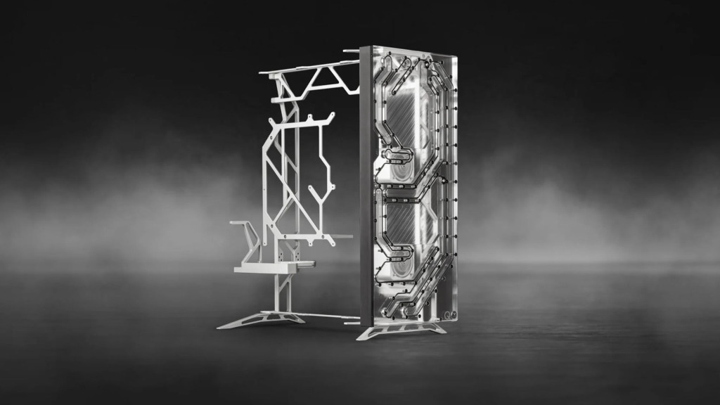 EK au CES 2024 : voici les dernières innovations en matière de refroidissement liquide pour PC 6 CES 2024 EK boîtier 1