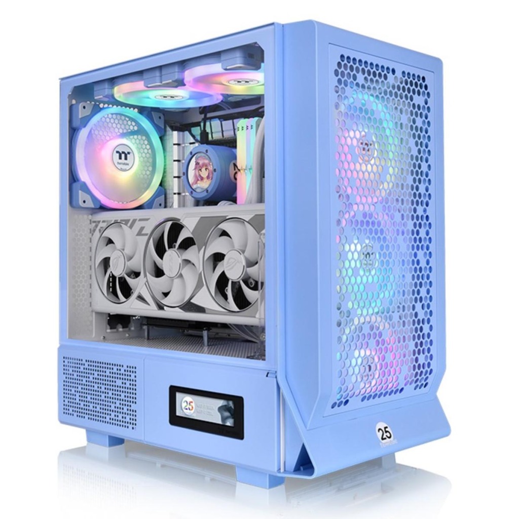 CES 2024 Thermaltake Hydrangea Blue Ceres 330 TG