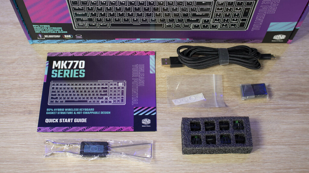 Cooler Master MK770 accessoires