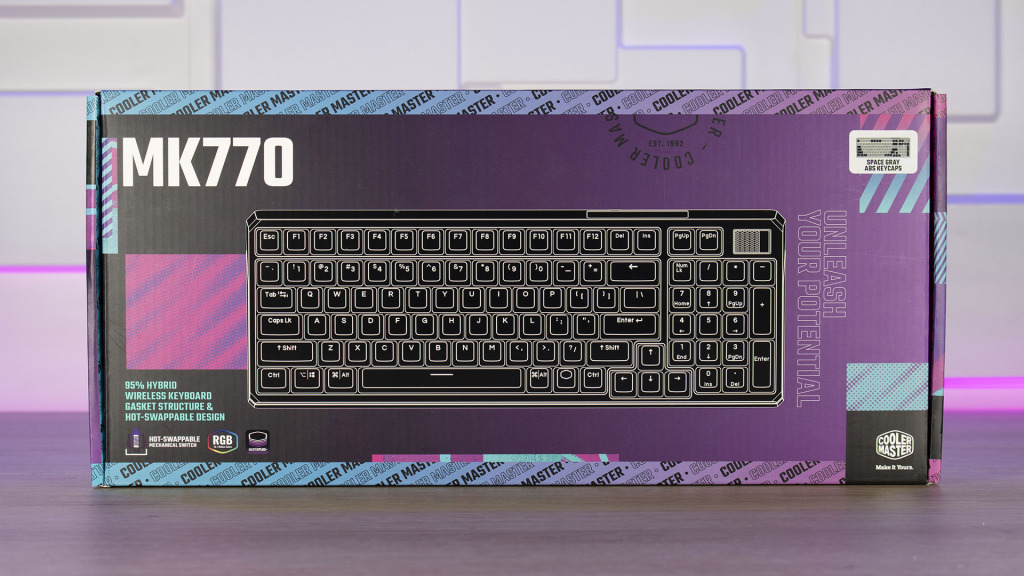 Cooler Master MK770 emballage face principale