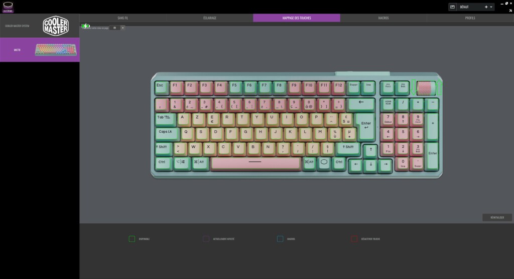 Cooler Master MK770 logiciel 4