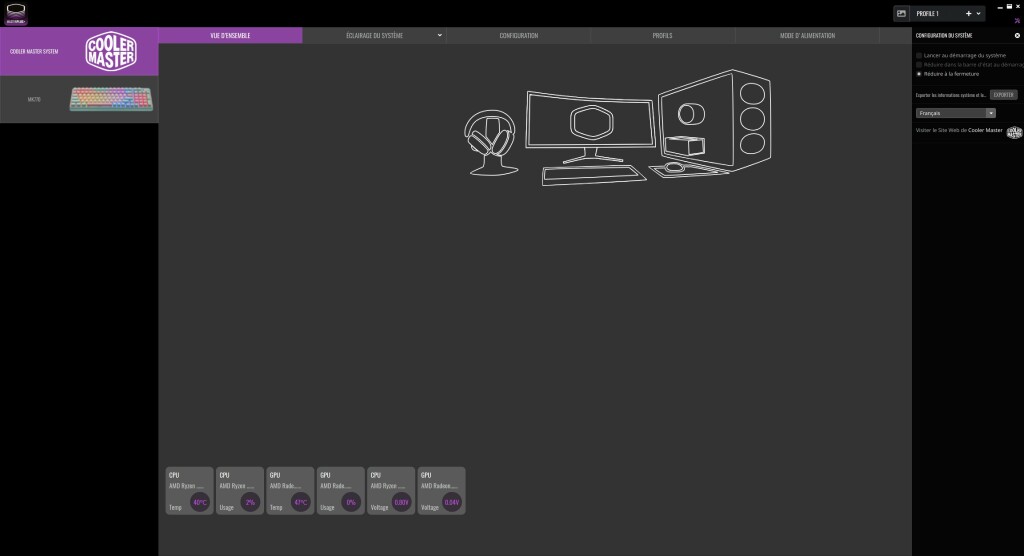 Cooler Master MK770 logiciel 8