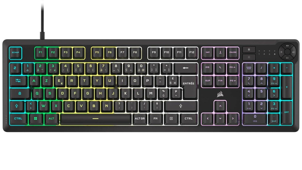 CORSAIR lance le K55 CORE, le clavier pour enchaîner les victoires 2 FR K55 CORE BLACK RENDER 01