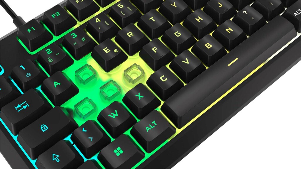 CORSAIR lance le K55 CORE, le clavier pour enchaîner les victoires 5 FR K55 CORE BLACK RENDER 09
