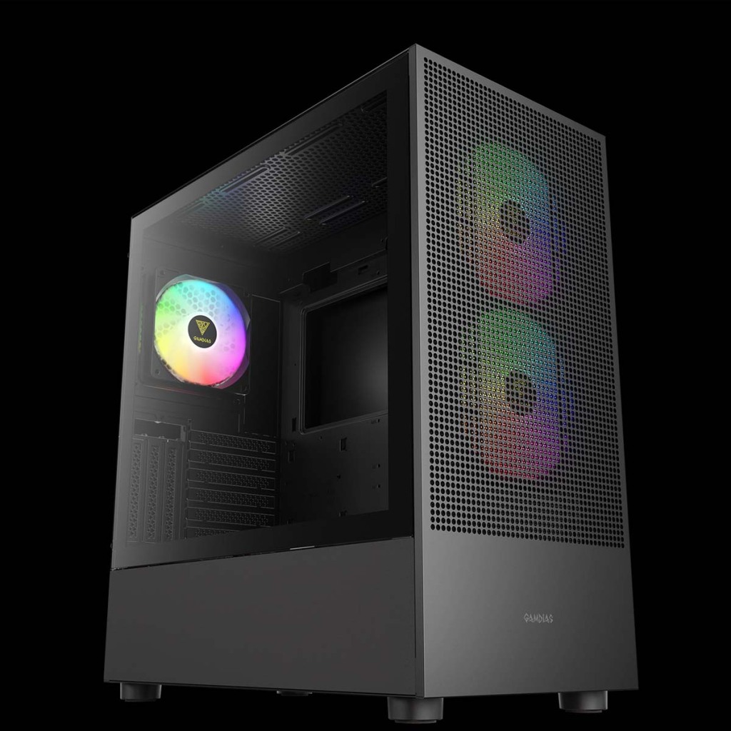 GAMDIAS Talos E3 Mesh Elite : un boîtier axé airflow 2 GAMDIAS Talos E3 Mesh Elite 1
