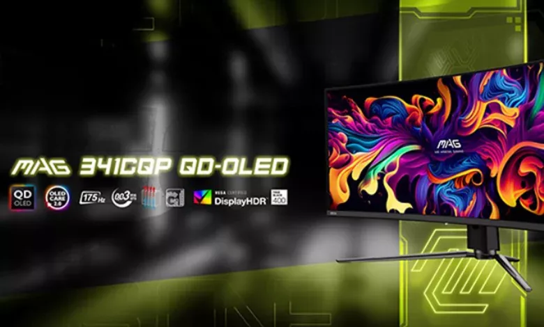 MSI MAG 341CQP : la gamme d'écrans QD-OLED se renforce 1 MAG 341CQP QD OLED Couv