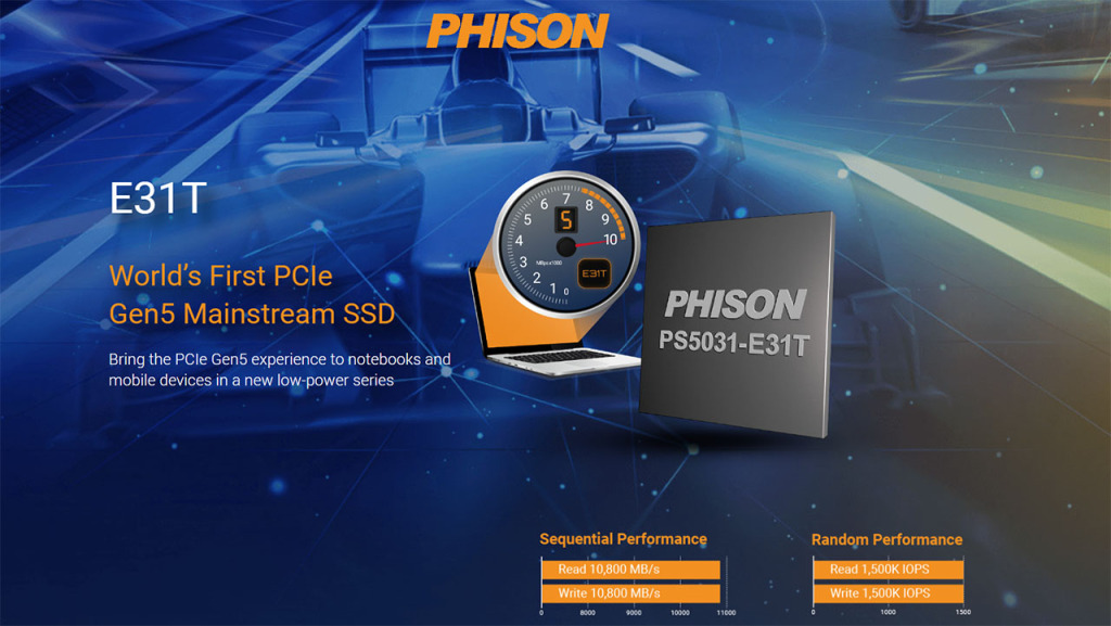 Phison PS5031 E31T SSD PCIE 5 0 01