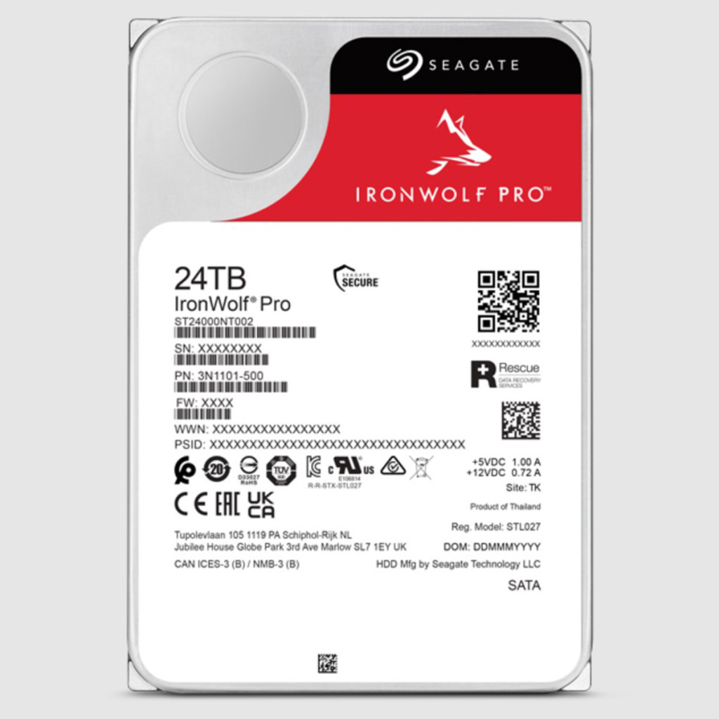 Seagate IronWolf Pro 24 To face 1