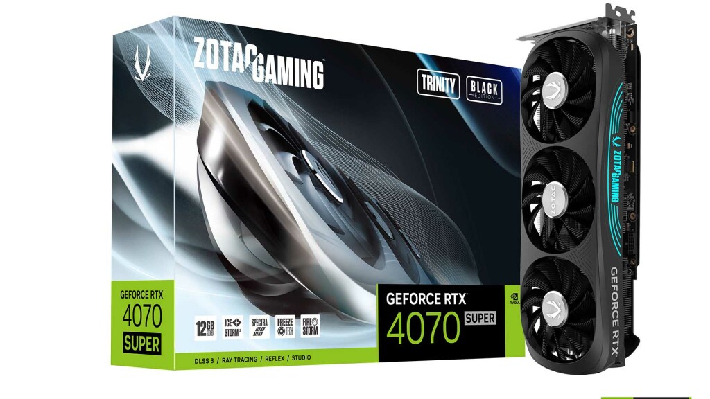 ZOTAC RTX 4070 SUPER Trinity Black Edition