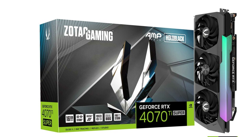 ZOTAC RTX 4070 Ti SUPER AMP HOLO