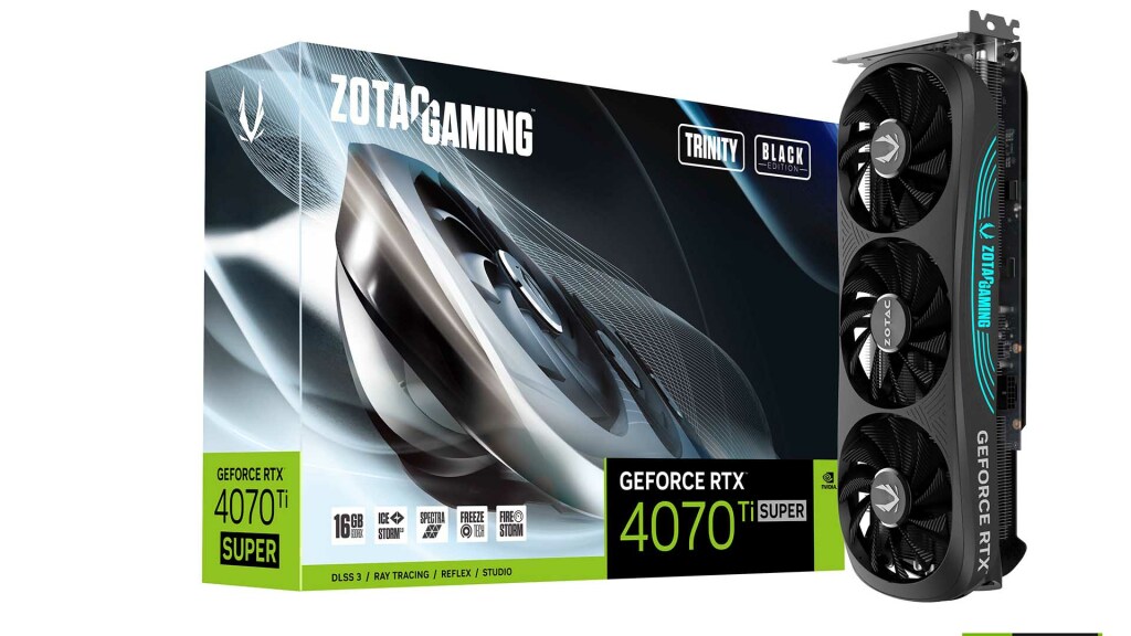 ZOTAC RTX 4070 Ti SUPER Trinity Black Edition