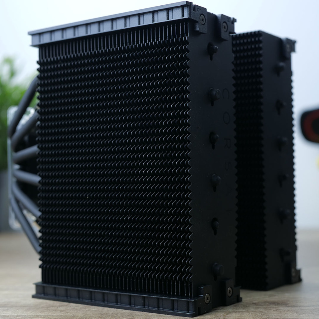 corsair a115 cpu air cooler detail ailettes