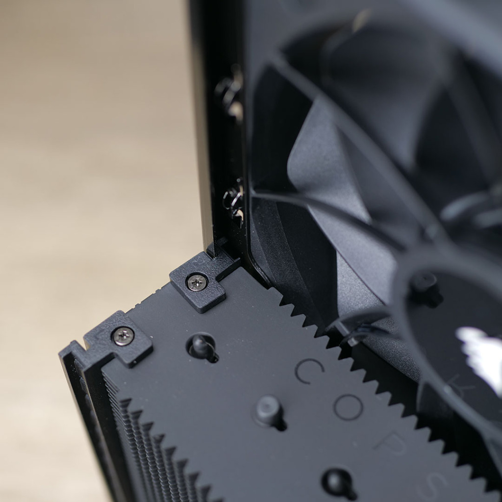 corsair a115 cpu air cooler installation ventilateur 03